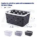 Cesta de plástico para almacenamiento 38*29.5*21cm