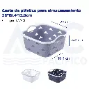 Cesta de plástico para almacenamiento 26*19.4*13.8cm