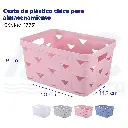 Cesta de plástico chica para almacenamiento