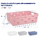 Cesta de plástico para almacenamiento 33*11*25.6cm