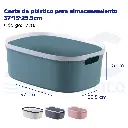Cesta de plástico para almacenamiento 37*15*25.5cm
