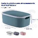 Cesta de plástico para almacenamiento 44.5*16.5*30.5cm