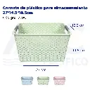 Canasta de plástico para almacenamiento 27*14.5*18.5cm