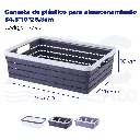 Canasta de plástico para almacenamiento 34.5*10*26.8cm
