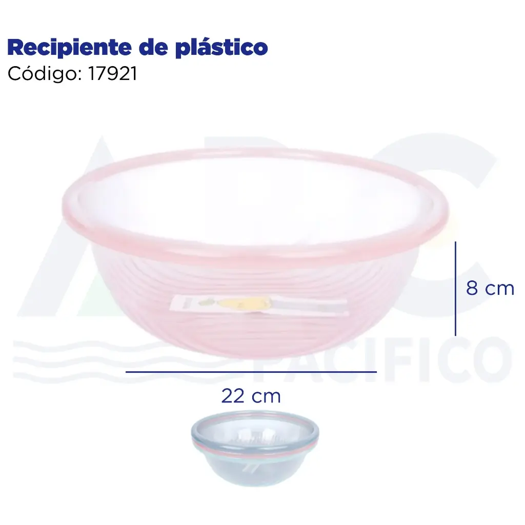 Recipiente de plástico