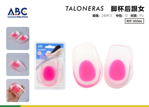 [05566] Talonera transparente color rosa