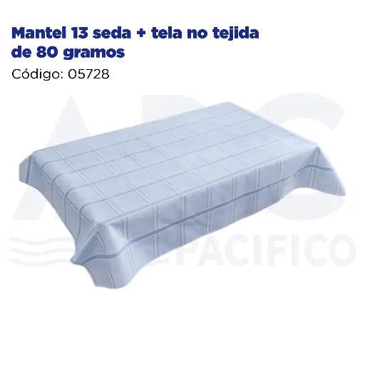 [05728] Mantel 13 seda + tela no tejida de 80 gramos