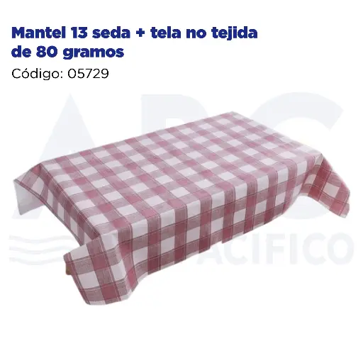 [05729] Mantel 13 seda + tela no tejida de 80 gramos