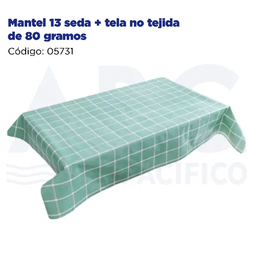 [05731] Mantel 13 seda + tela no tejida de 80 gramos