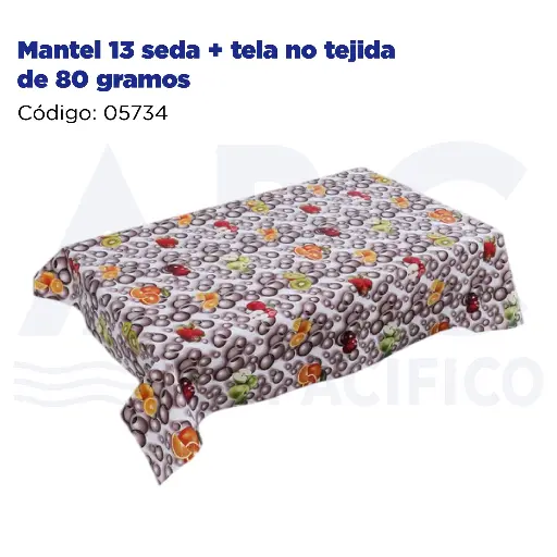 [05734] Mantel 13 seda + tela no tejida de 80 gramos
