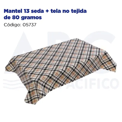 [05737] Mantel 13 seda + tela no tejida de 80 gramos