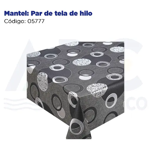 [05777] Mantel: Par de tela de hilo