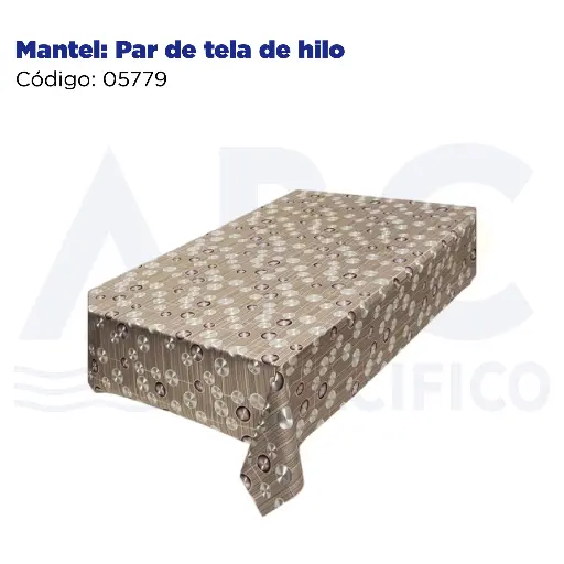 [05779] Mantel: Par de tela de hilo