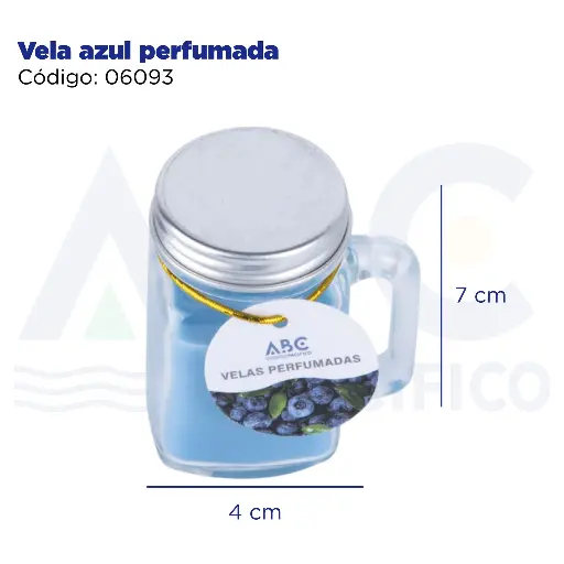 [06093] Vela azul perfumada
