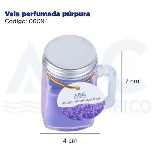 [06094] Vela perfumada púrpura