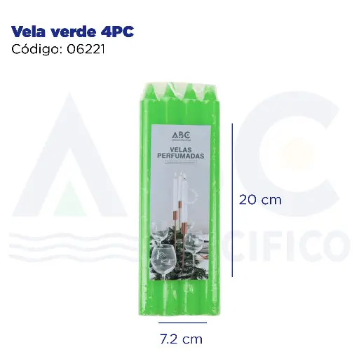[06221] Vela verde 4PC
