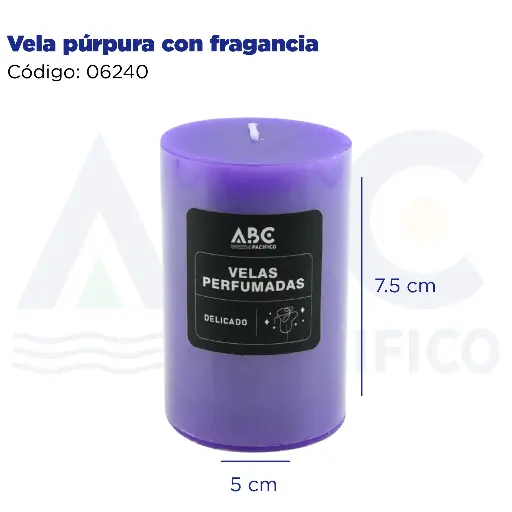 [06240] Vela púrpura con fragancia