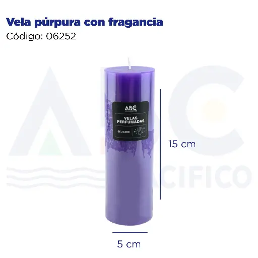 [06252] Vela púrpura con fragancia