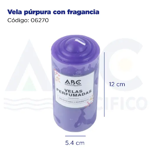 [06270] Vela púrpura con fragancia