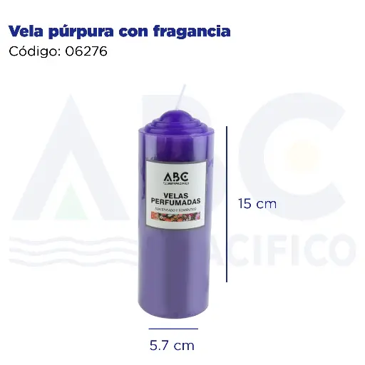 [06276] Vela púrpura con fragancia