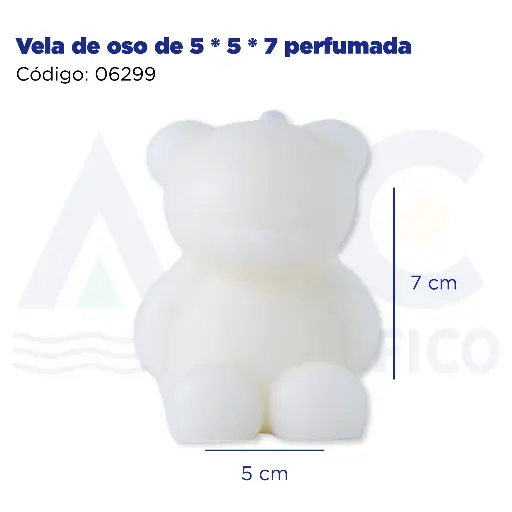 [06299] Vela de oso de 5 * 5 * 7 perfumada
