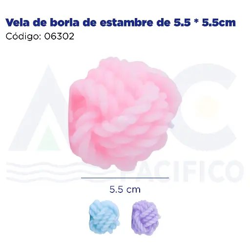 [06302] Vela de borla de estambre de 5.5 * 5.5cm