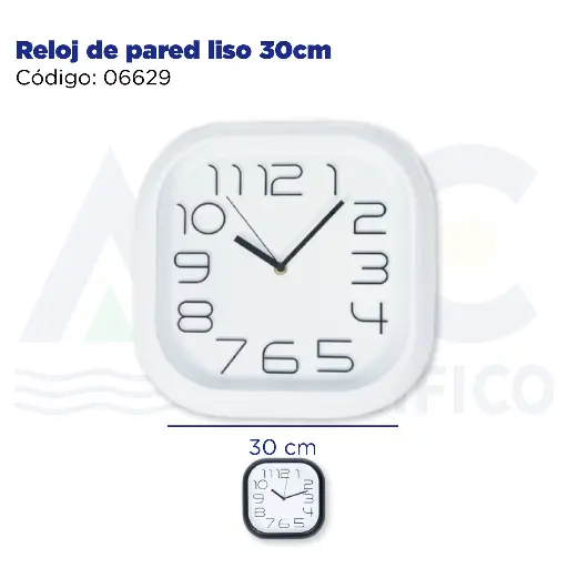 [06629] Reloj de pared liso 30cm