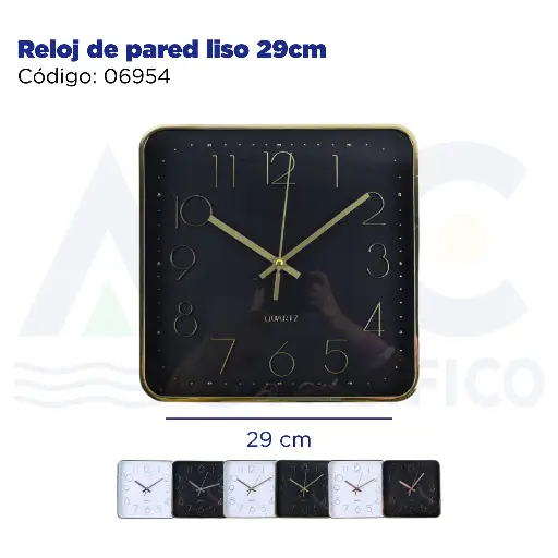[06954] Reloj de pared liso 29cm