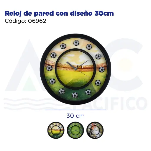 [06962] Reloj de pared con diseño 30cm
