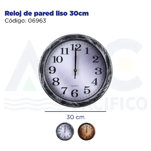 [06963] Reloj de pared con diseño 30cm