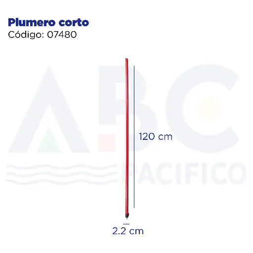 [07480] Poste de madera 120cm