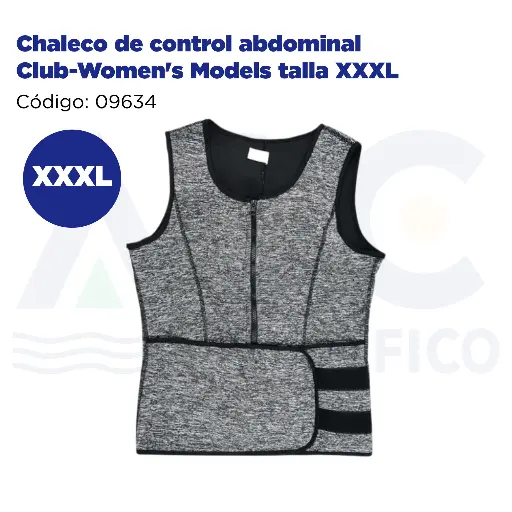 [09634] Chaleco de control abdominal Club-Women's Models talla XXXL