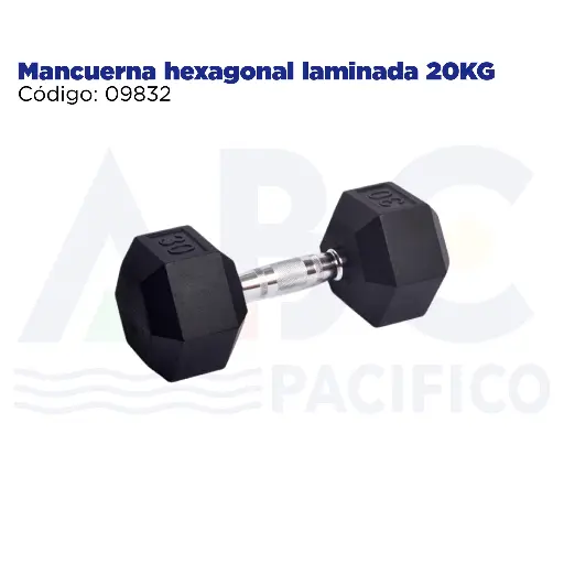 [09832] Mancuerna hexagonal laminada 20KG