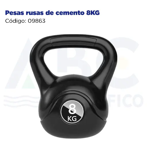 [09863] Pesas rusas de cemento 8KG