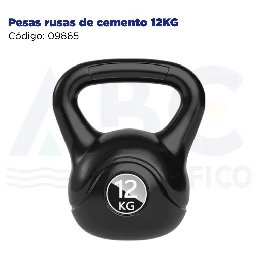[09865] Pesas rusas de cemento 12KG