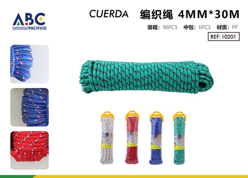 [10201] Cuerda trenzada 4mm*30m