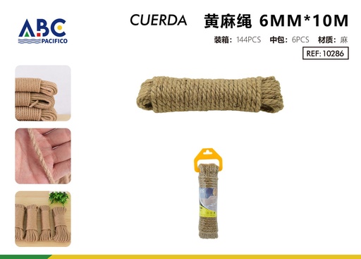 [10286] Cuerda de yute 6mm*10m