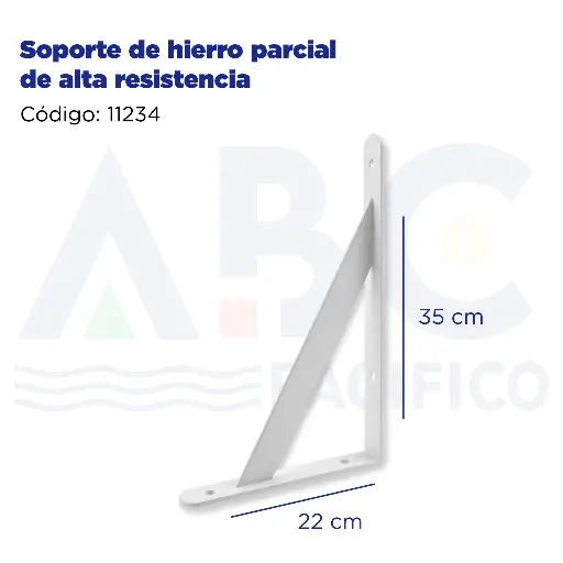 [11234] Soporte de hierro parcial de alta resistencia