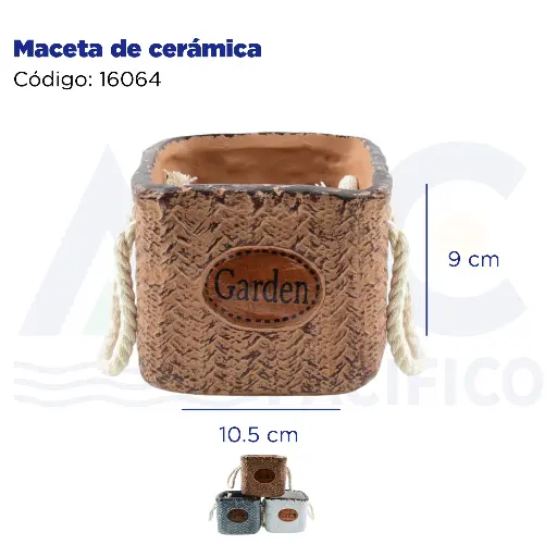 [16064] Maceta de cerámica