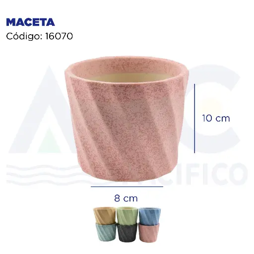 [16070] Maceta de flores de cerámica 10*8cm