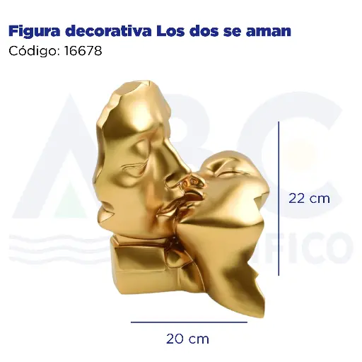 [16678] Figura decorativa Los dos se aman
