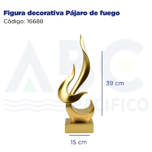 [16688] Figura decorativa Pájaro de fuego