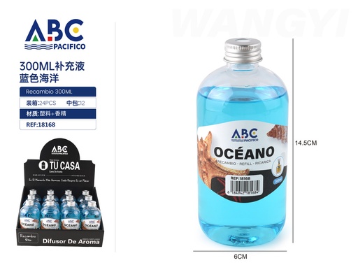 [18168] Líquido de recaga para difusores, aroma Océano 300ml