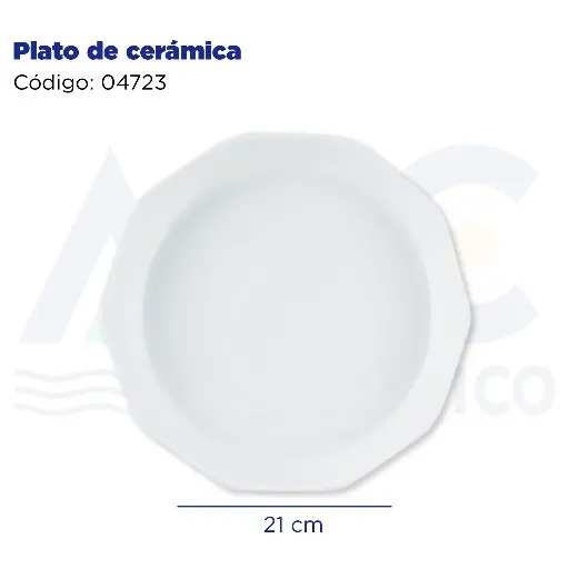 [04723] Plato de cerámica
