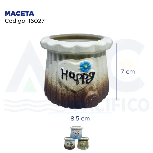 [16027] Macetas de cerámica