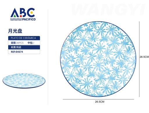 [04674] Plato de cerámica 