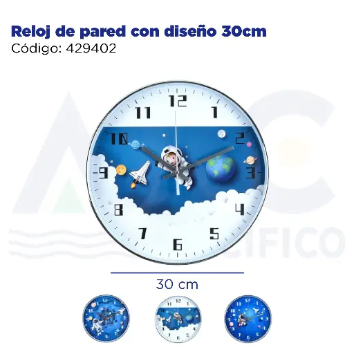 [429402] Reloj de pared con diseño 30cm