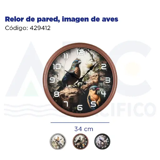 [429412] Relor de pared, imagen de aves