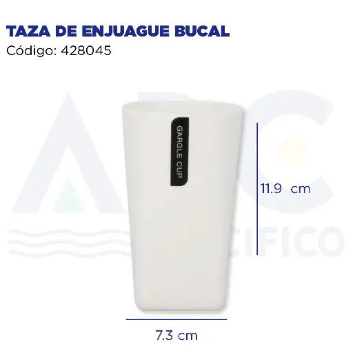 [428045] TAZA DE ENJUAGUE BUCAL