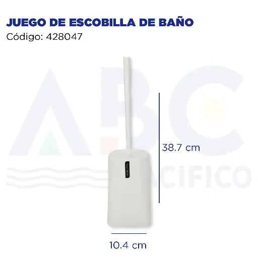 [428047] JUEGO DE ESCOBILLA DE BAÑO